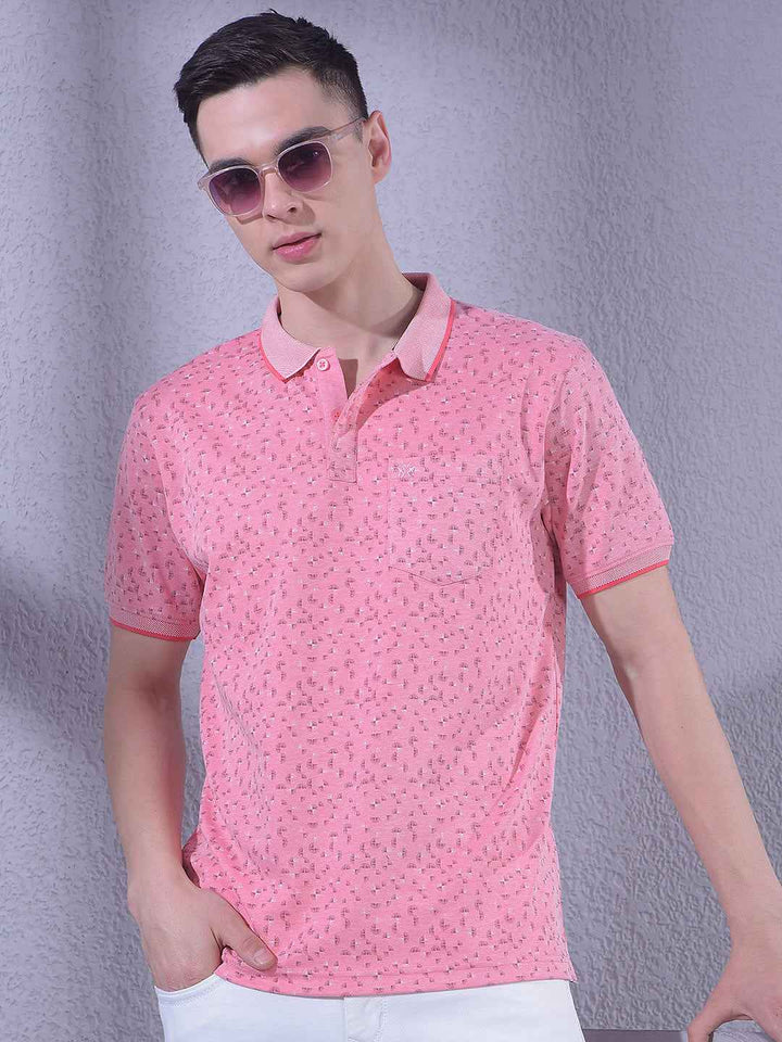 Pink Printed T-Shirt