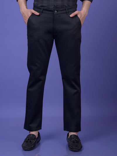 Black Printed Trousers