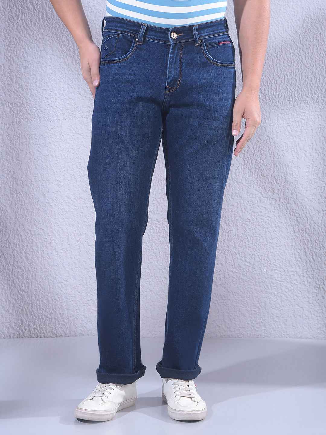 Vintage Blue Straight Jeans