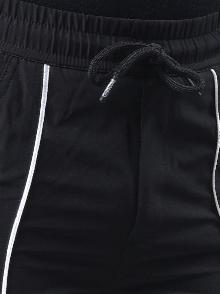 Flexible Black Joggers