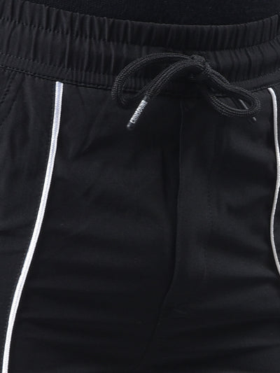 Flexible Black Joggers