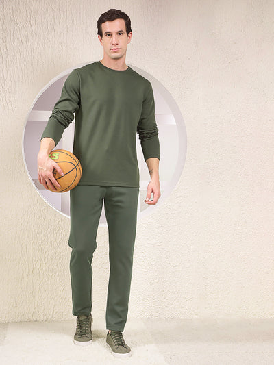 Olive Cotton Trackpants