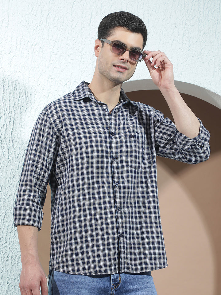 Fawn 100% Cotton Checked Shirt