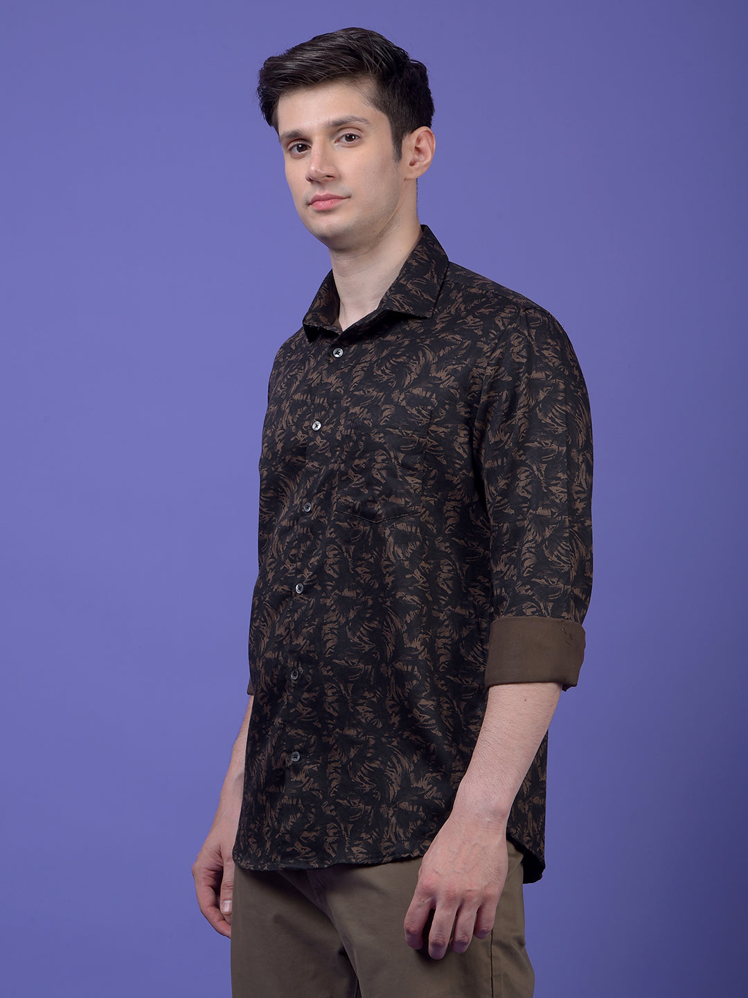 Black Printed Shirt