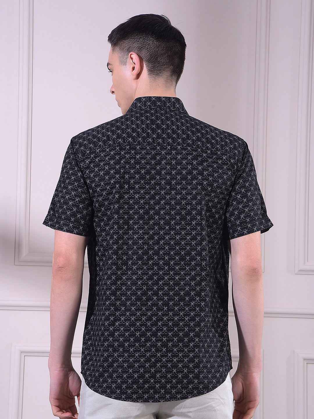 Black Printed Shirt