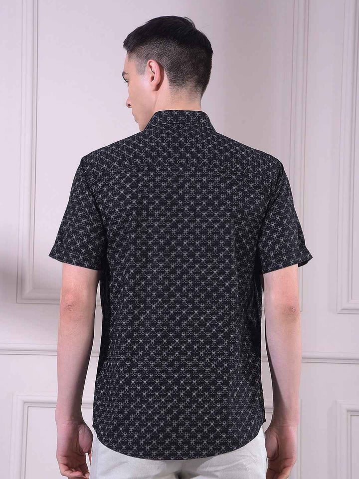 Black Printed Shirt