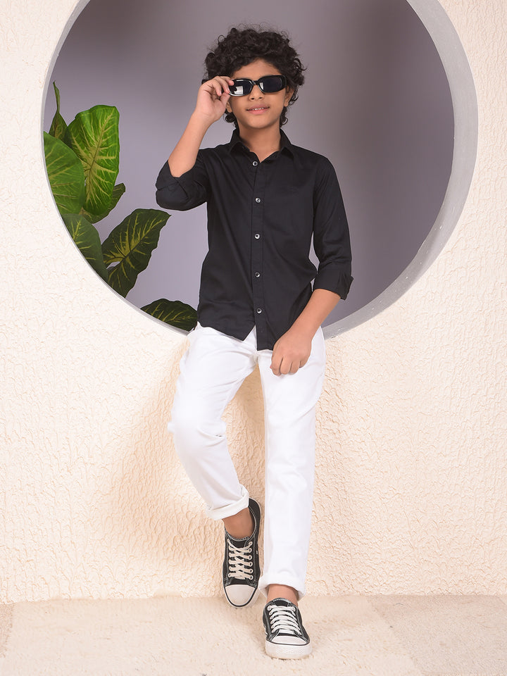 Black 100% Cotton Shirt