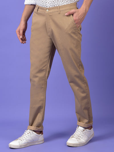 Khaki Printed Trousers