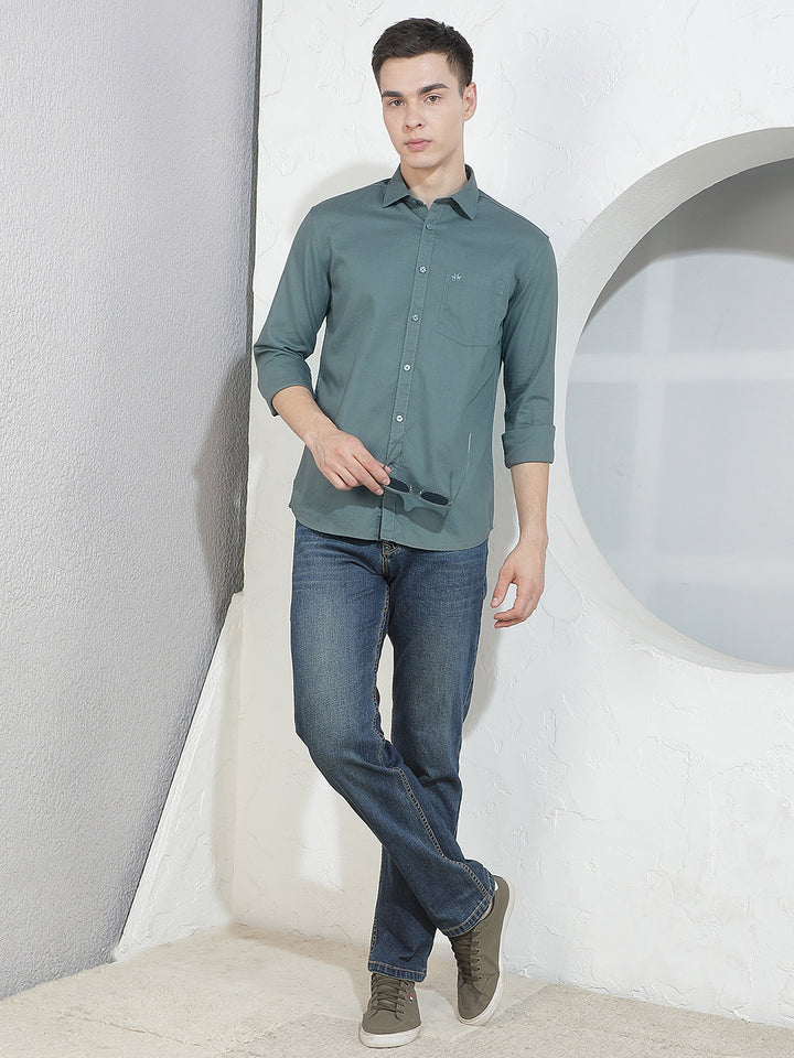 Olive Forest Green Shirt