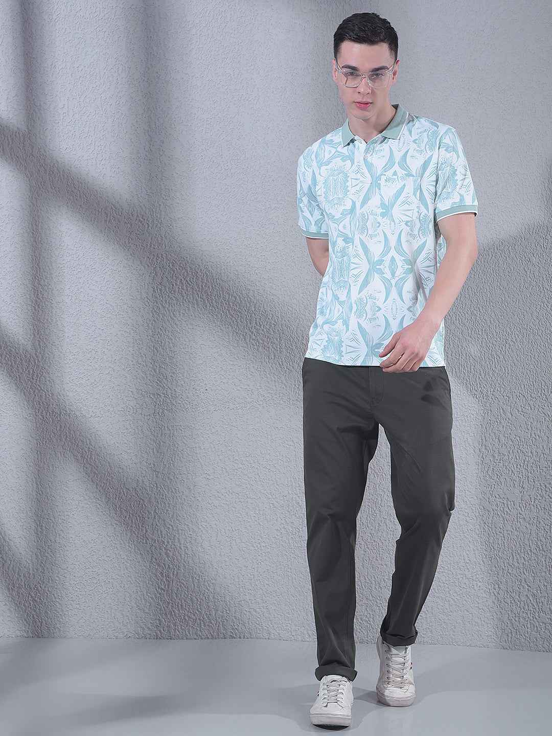 Green Printed T-Shirt