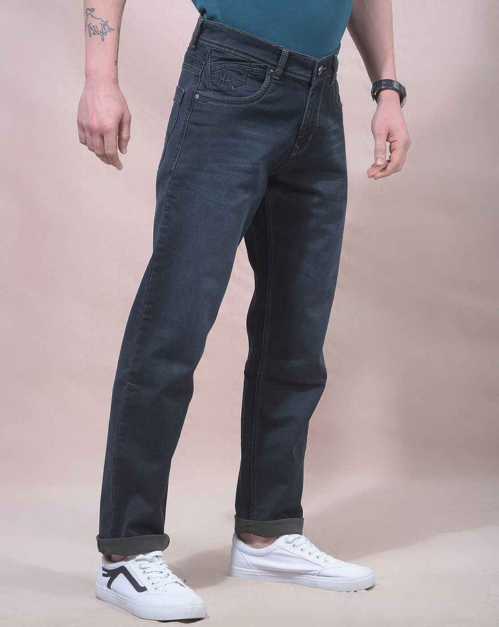 Sleek Dark Blue Jeans