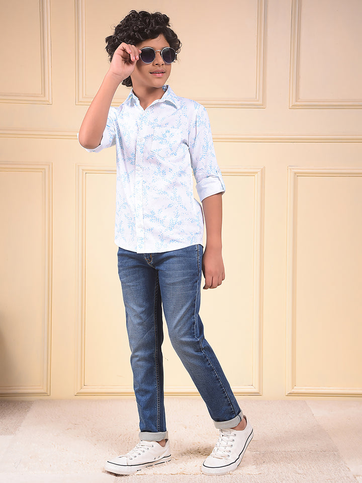 Vivid Dark Slim Fit Blue Jeans