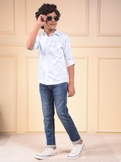 Vivid Dark Slim Fit Blue Jeans