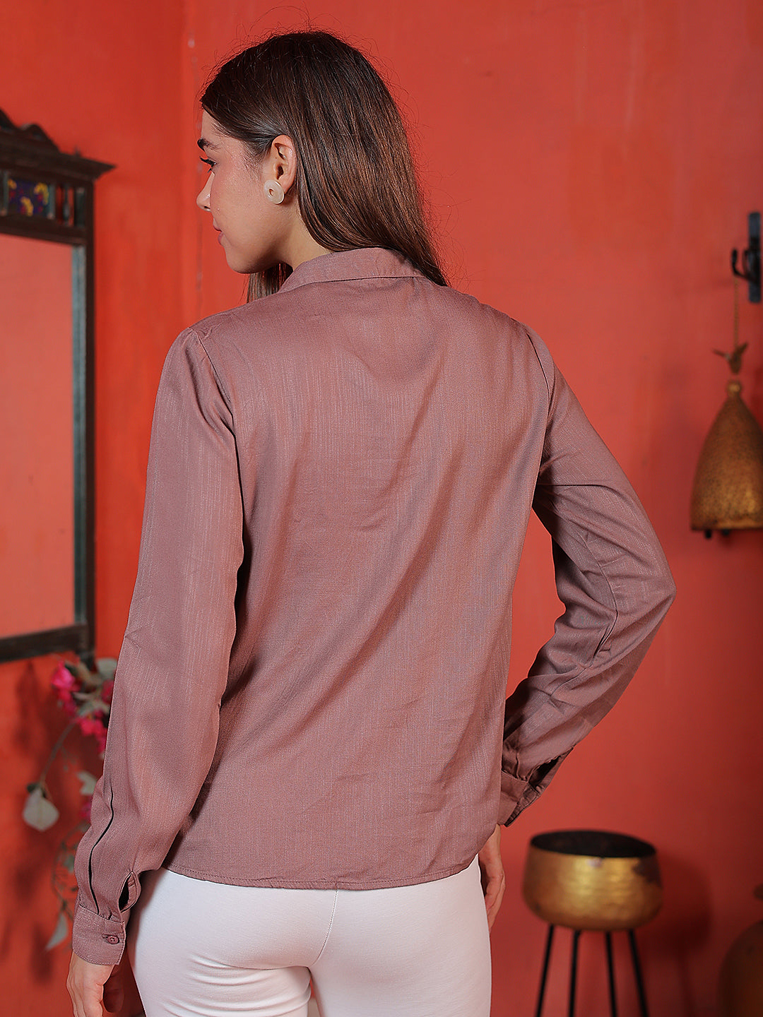 Refined Orchid Purple Shirt