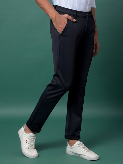 Trendy Navy Blue Trousers