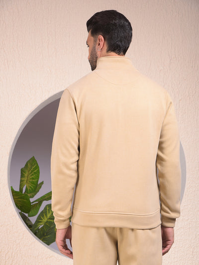 Beige Stylish Sweatshirt