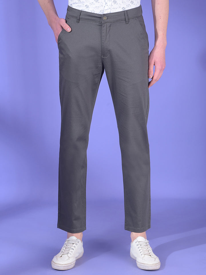 Olive Dobby Trousers