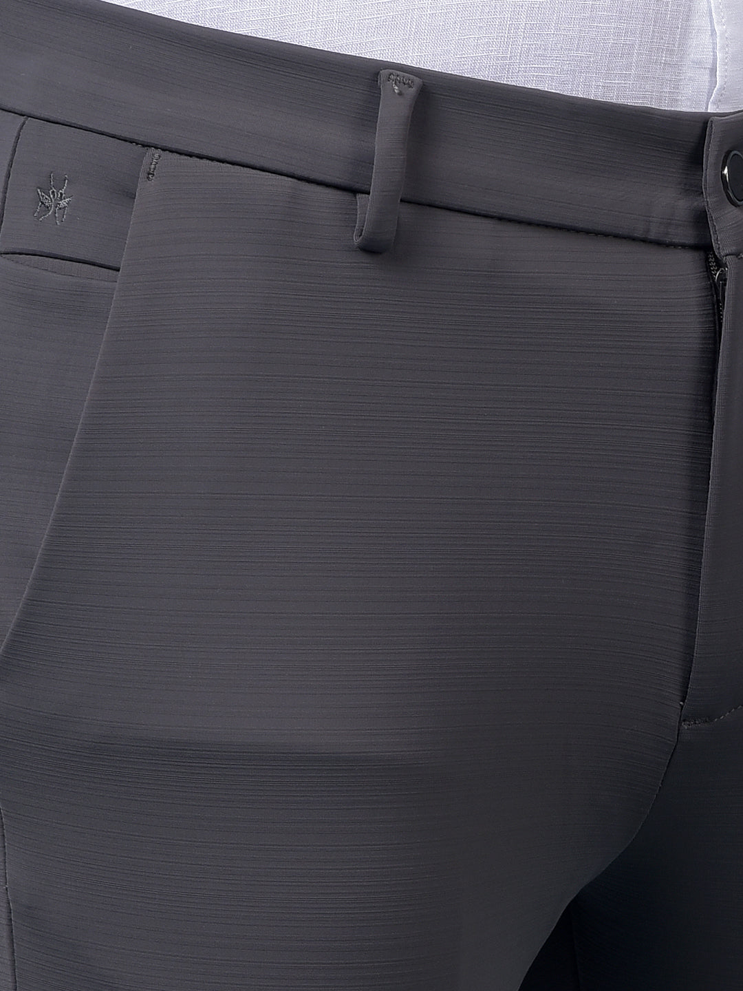 Neon Grey Textured Trousers