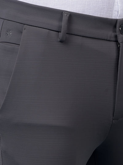 Neon Grey Textured Trousers