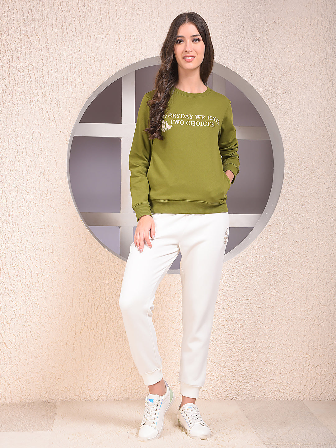 Icy Off White Joggers