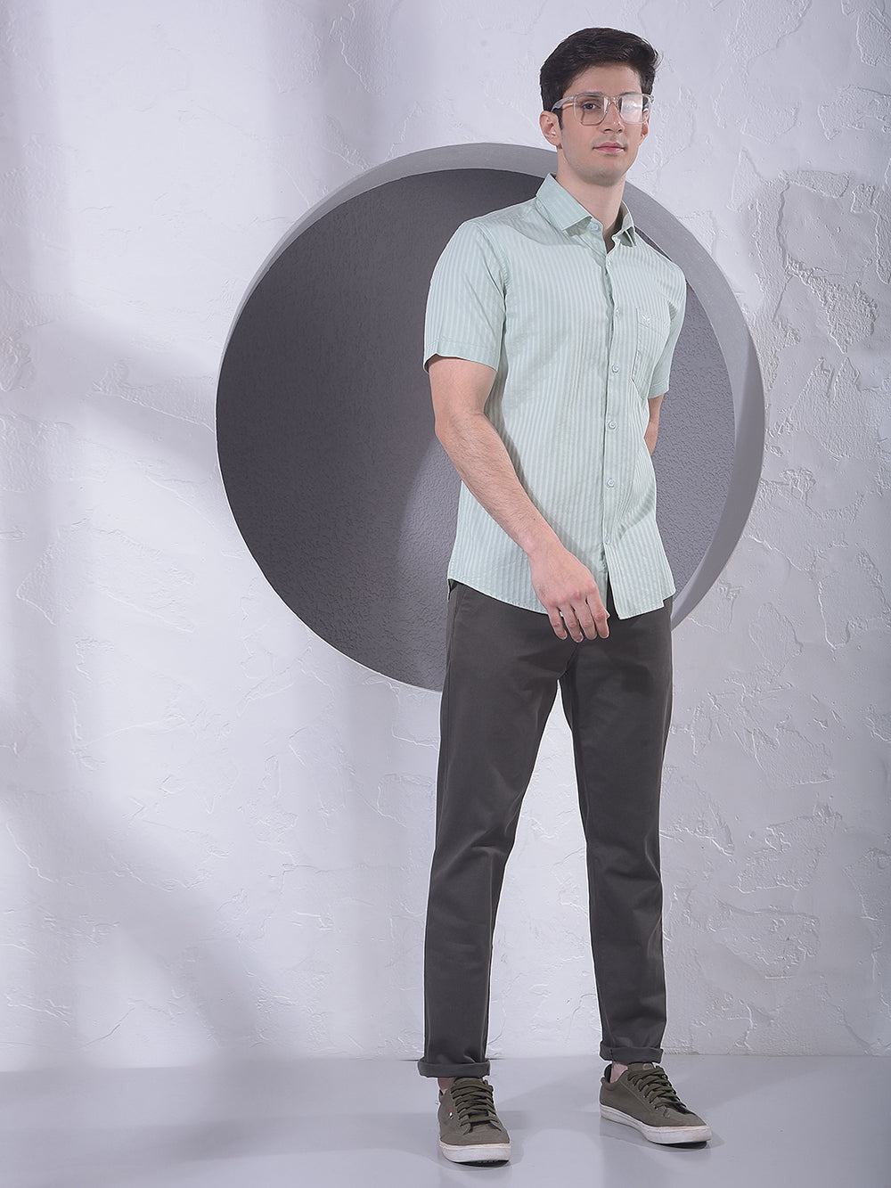 Smart Olive Trousers