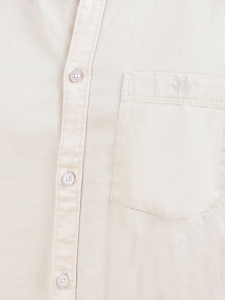 Sleek Lines Beige Shirt