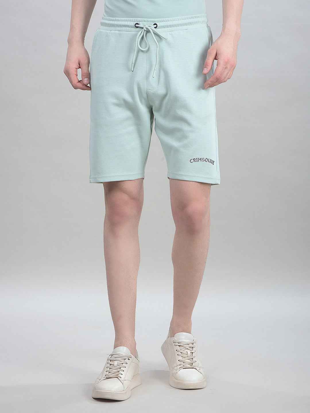 Green Casual Shorts