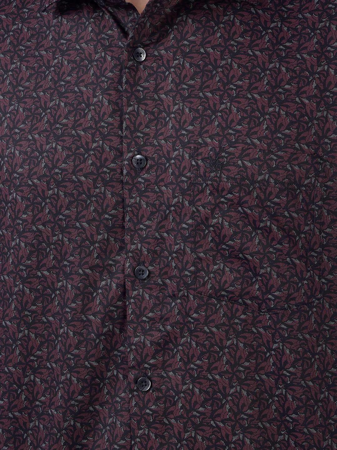 Wine Printed Shirt