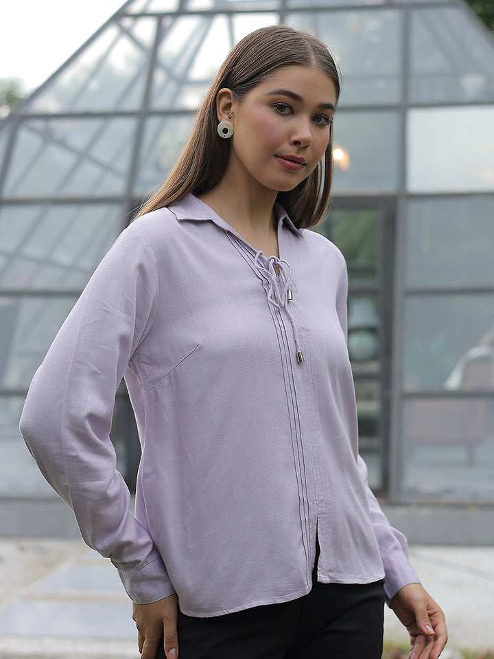 Tailored Deep Purple Shirt