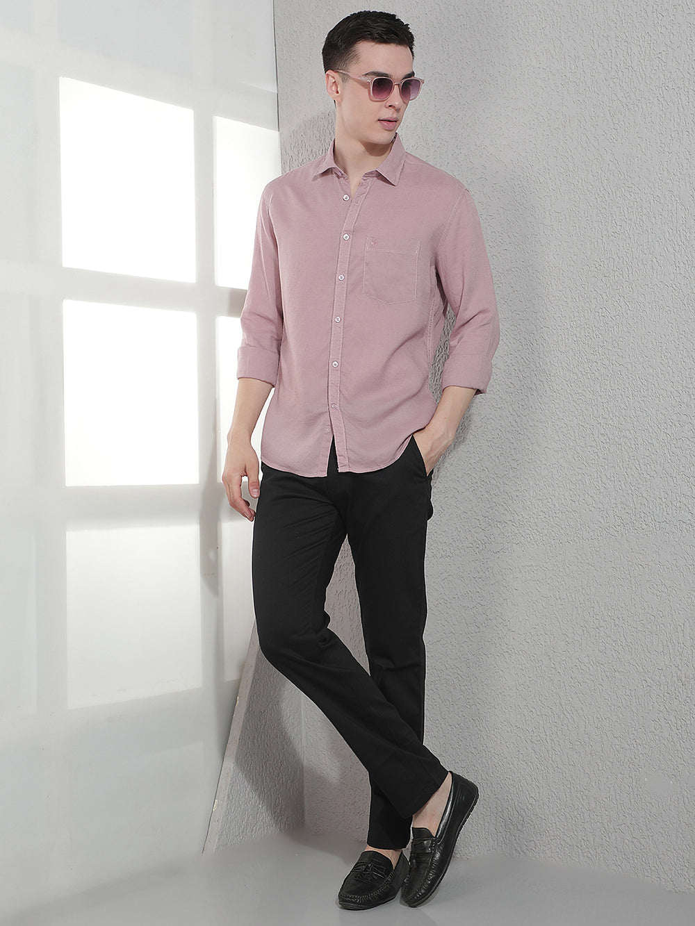 Pink Linen Shirt