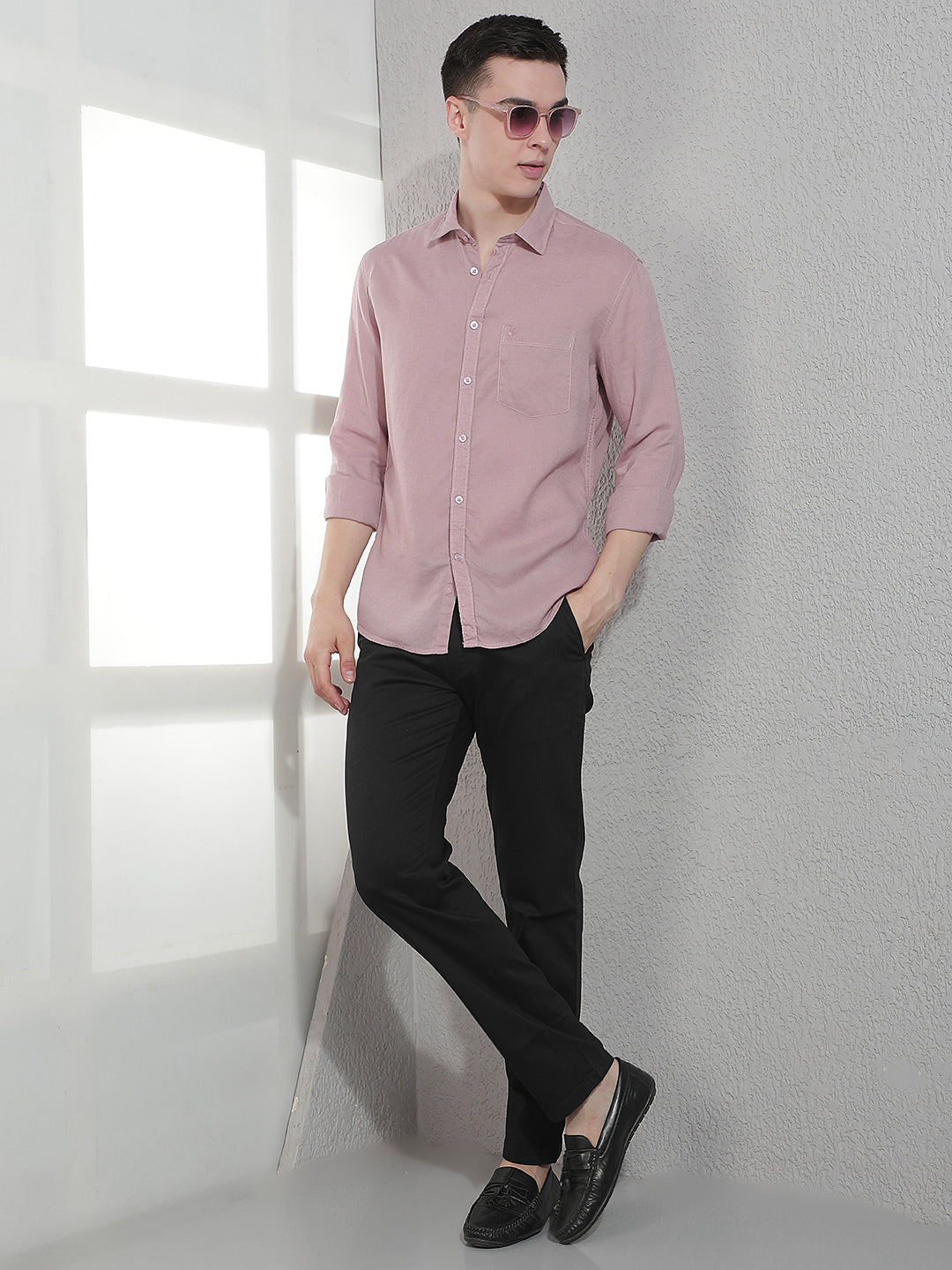 Pink Linen Shirt
