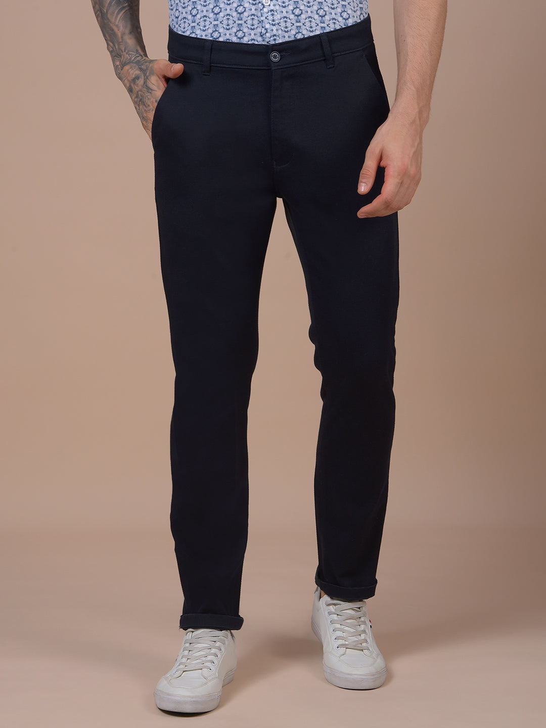 Elevated Navy blue Trousers