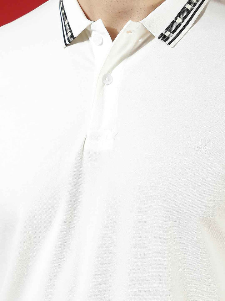Crisp White Classic Polo T-Shirt