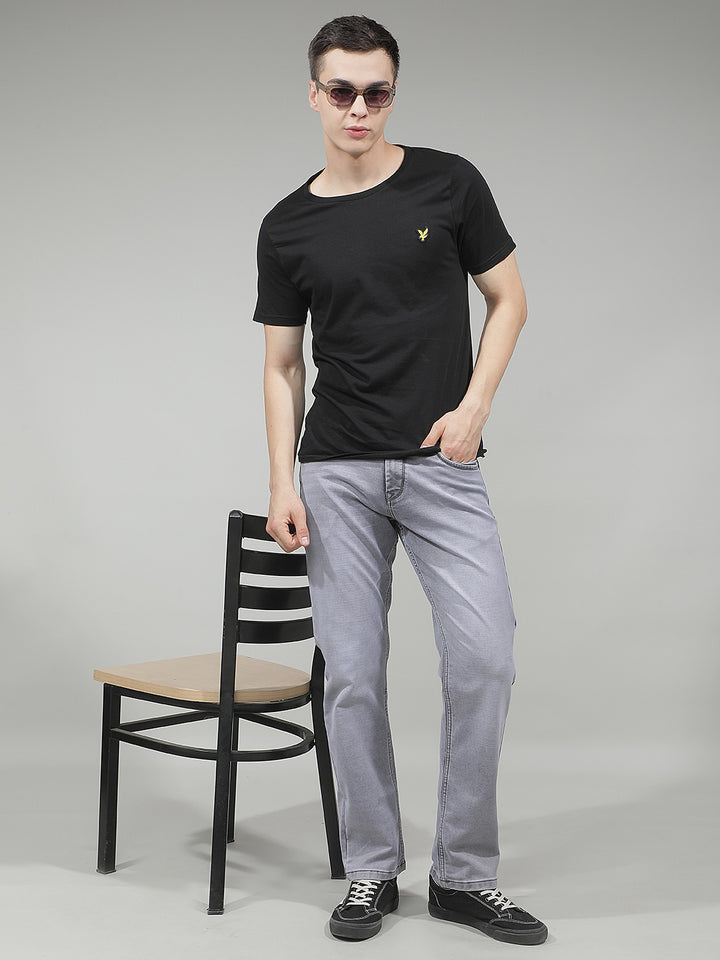Classic Pewter Grey Straight Jeans