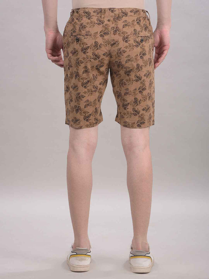 TerraLeaf Brown Botanical Shorts