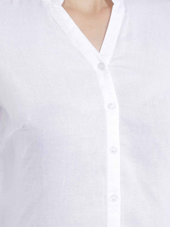 Airy White Linen Shirt