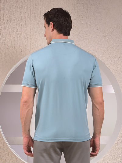 Dapper Blue Polo Neck T-Shirt