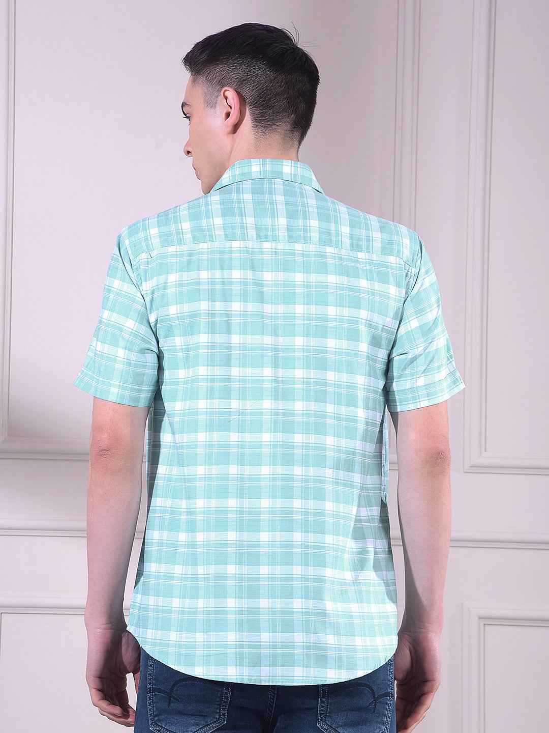 Green Checked Shirt