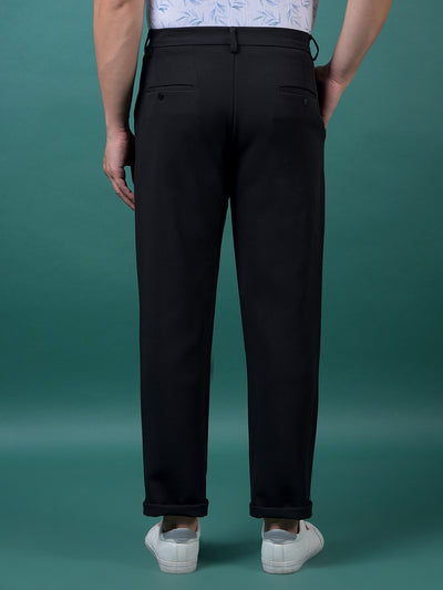 Black Korean Fit Trousers