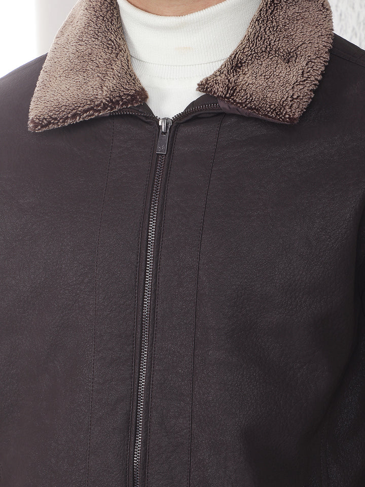 Brown Sherpa Style Jacket