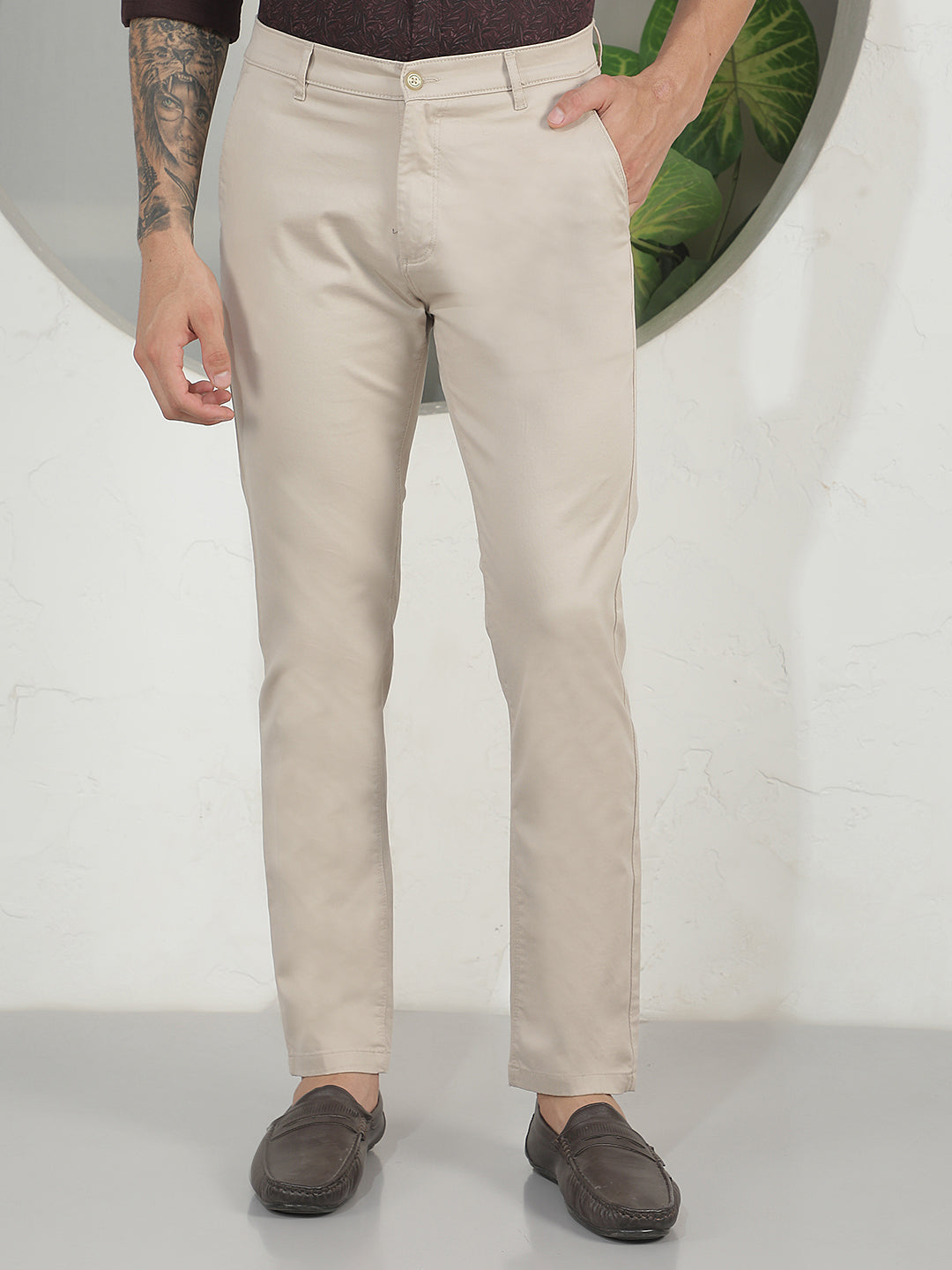 Coastal Dune Beige Trousers