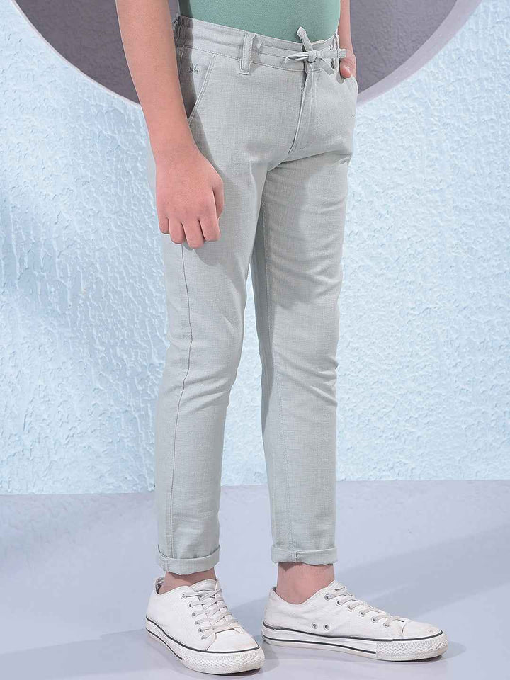 Green 100% Cotton Trousers