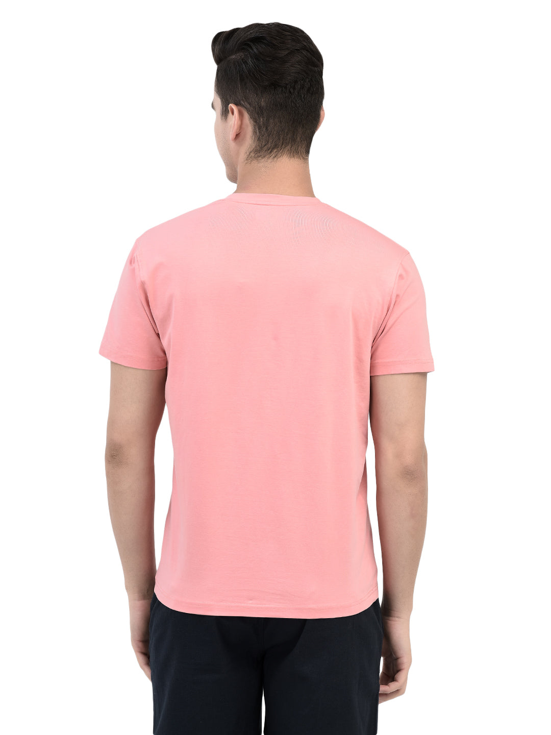 Peach V-Neck T-Shirt