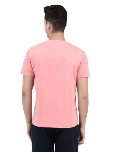 Peach V-Neck T-Shirt