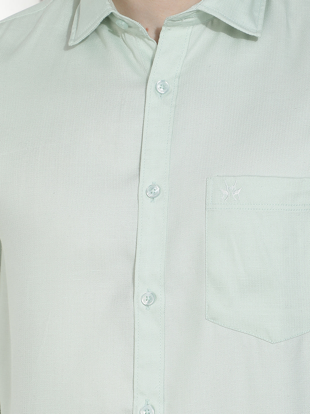 Smart Mint Green Casual Shirt