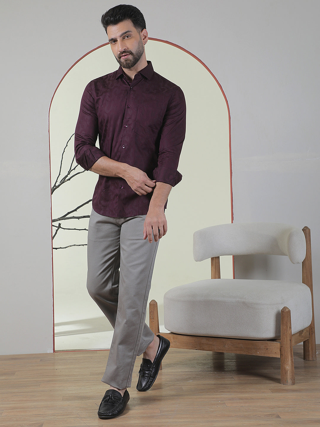 Relaxed Cabernet Wine Shirt