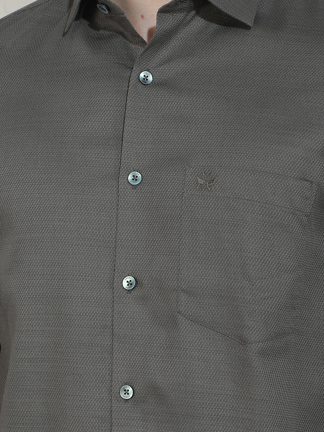Contemporary Verdant Green Jacquard Shirt