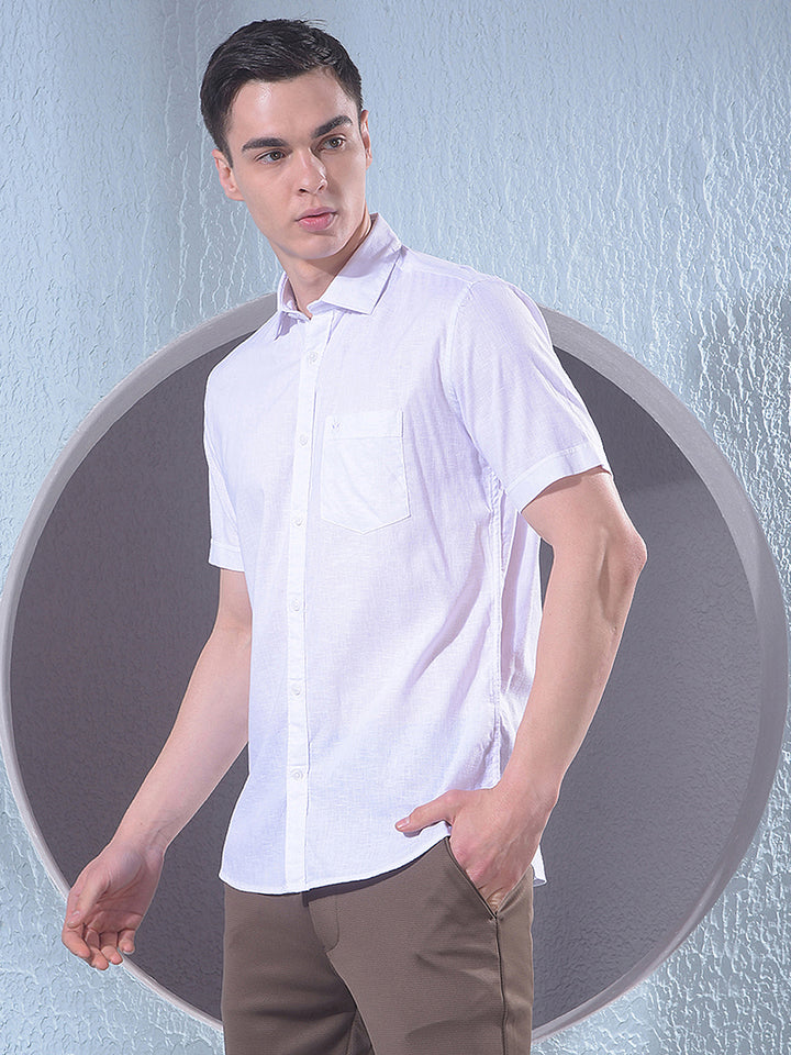 Classic White Linen Shirt
