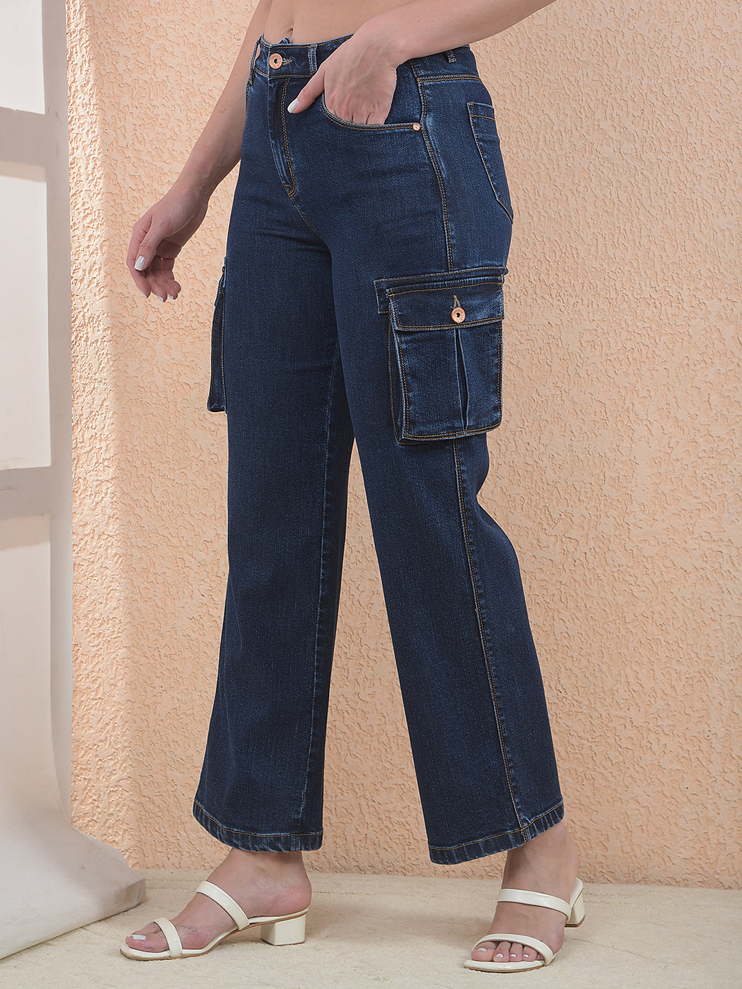 Indigo Blue Cargo Jeans