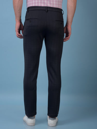 Classique Black Checked Trousers